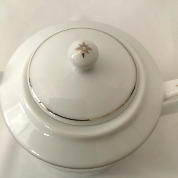 Casa Elite 25th Anniversary Creamer & Two-handle Sugar w Lid by M. Valenti Italy - Picture 6 of 9